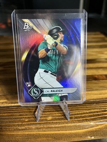 Cal Raleigh 2022 Bowman Platinum #83 RC Seattle Mariners
