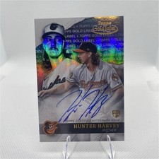 2020 Topps Gold Label - Hunter Harvey Framed Autograph Rookie Baltimore Orioles