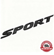 Fits Honda Civic Sport Rear Trunk Lid Letter Logo Badge Emblem Nameplate Black