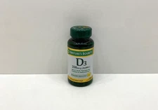 NEW Nature's Bounty D3 250 MCG 10,000 IU Rapid Release Softgels SEALED 2026