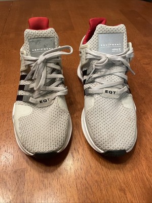 Adidas Equipment Support ADV Grey /Red Mens Shoes SZ 7