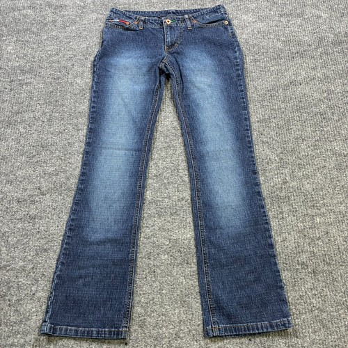 Tommy Jeans Womens Bootcut Size W29" Blue Denim Stretch Y2K Vintage Low Rise
