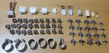 Large Lot Mixed Automotive Wiring Connectors Hardware Mounting Clips Harness