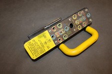 HEWI Bohrschablohne Bohrlehre gelb guter Zustand 80-90er Jahre