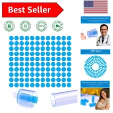 Value 120-Pack of Disposable Filters for NoseFrida Nasal Aspirator - Easy to Use