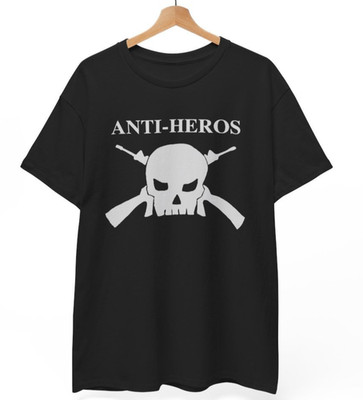 ANTI HEROS - T-SHIRT - Punk, Skinhead, Anti Racist, Oi, American Unisex Tee