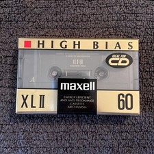 Maxell XL II 60 Recordable Cassette Tape Brand New Sealed
