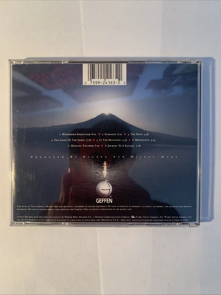The Light of the Spirit - Music CD - Kitaro -  1987-06-01 - Geffen - Very Good - Foto 2 de 3