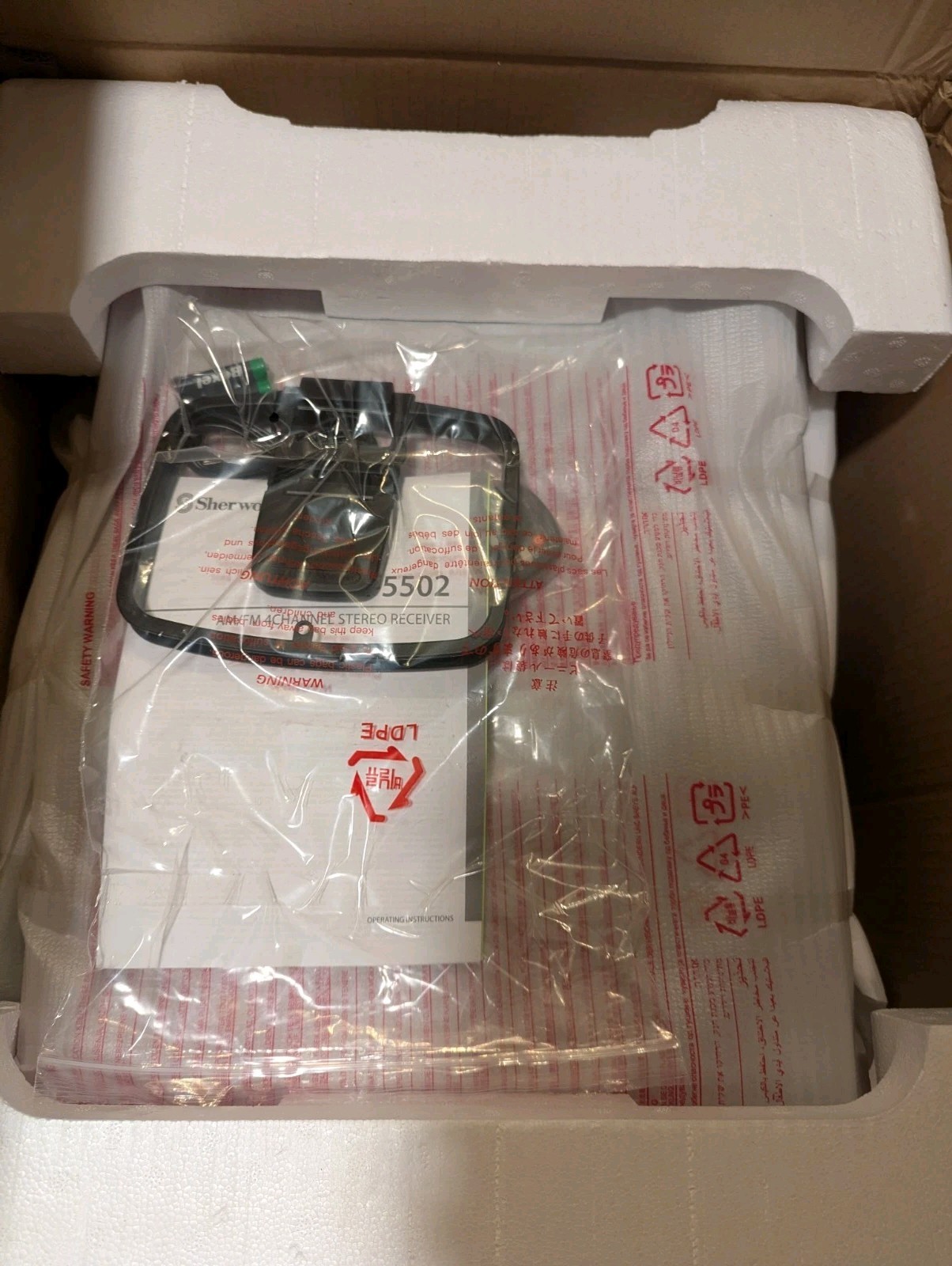 Sherwood RX-5502 Stereo AM/FM 4-Channel Receiver Amplifier NEW IN BOX! RARE 