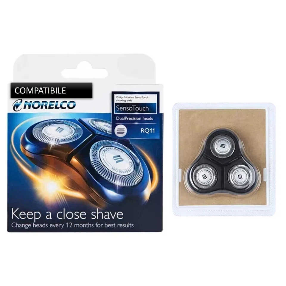 Nuovo Philips RQ11 Rasoio Testine di ricambio Rasoio Elettrico°°°COMPATIBBILE°°° - Immagine 4 di 4