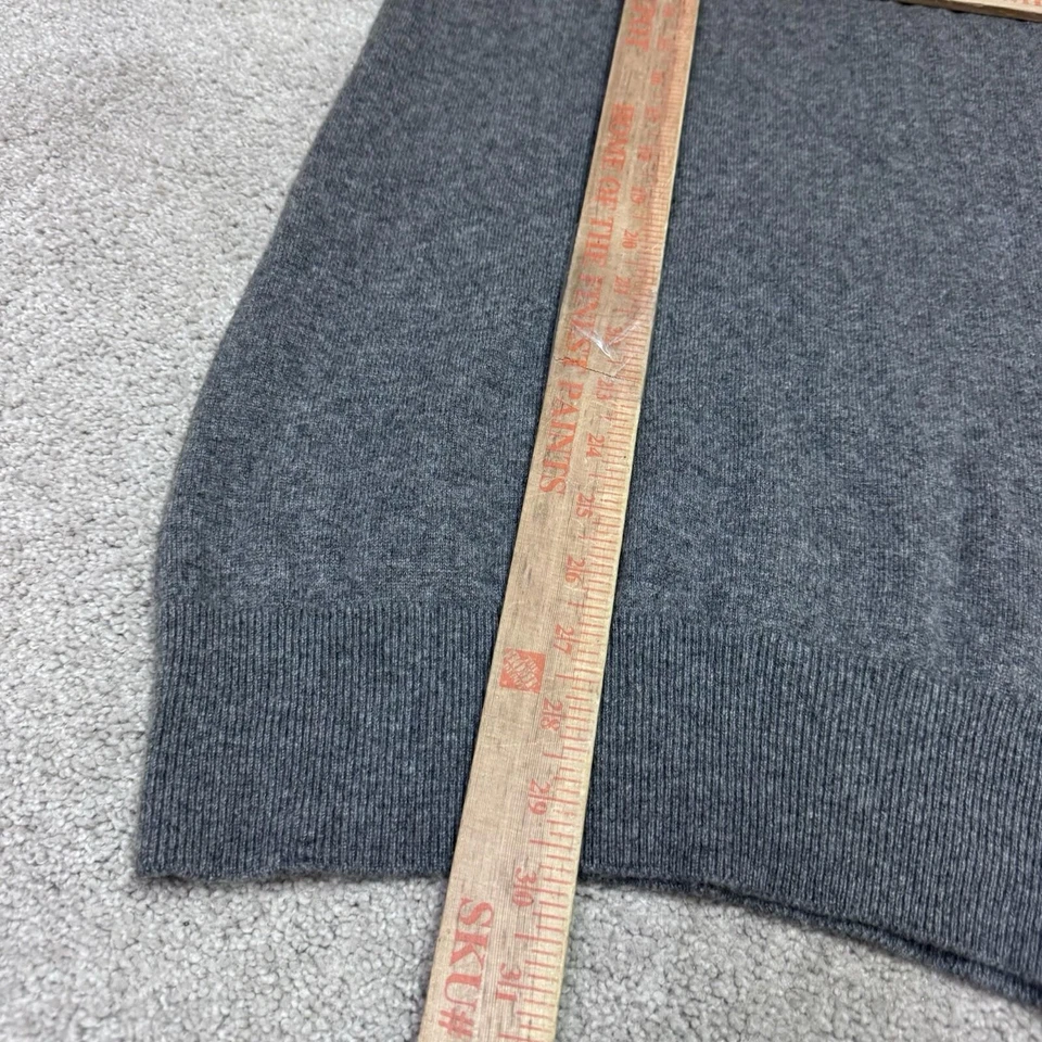 Top Vince gris tejido sin mangas para mujer talla pequeña 100 % cachemir Foto 4 de 4