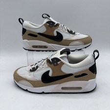 Nike Women's Size 6.5 Air Max 90 Futura (DM9922 002) Black/Brown Running Sneaker