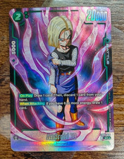 Android 18 FB01-079 Alternate Art	Dragon Ball Card English Fusion World