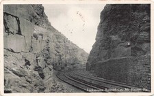 Mt Pocono PA Lackawanna Railroad Cut Pennsylvania 1923 Postcard AA173