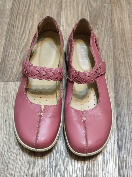 Women Hotter Heels Pink Leather 40
