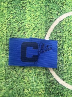 James Milner Of England Brighton & Liverpool Signed Captain Armband wCOA