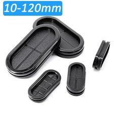 Oval Rubber Grommets Oblong Wiring Cable Firewall Plug Closed Hole Seal Gasket