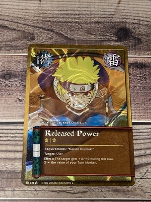 Naruto CCG Released Power 326 Wavy Holo Foil 1st Edition | eBay