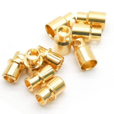10pcs 8mm Bullet Connectors / Banana Plug 300A Rated (5x Male / 5x Female)