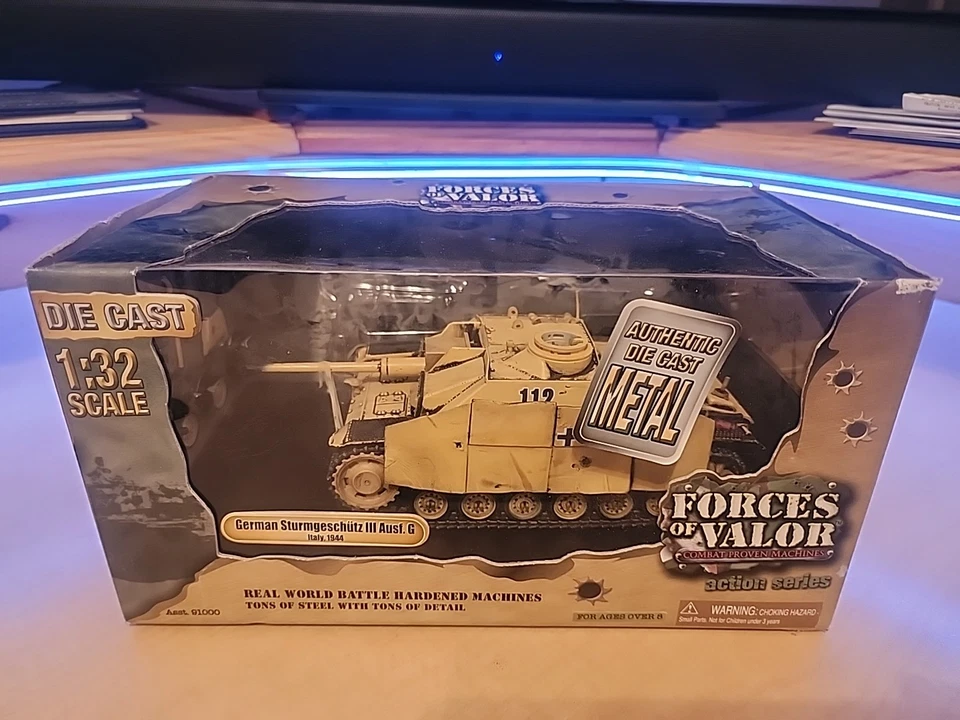 Forces Of Valor 1:32 German Sturmgeschutz III Ausf G Italy 1944 91006 New - Image 2 of 4