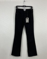 NWT Kendall  Kylie Black Kurvy Mid-Rise Baby Boot Jean Size 5/6