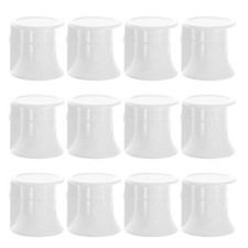 Durable White Plastic Flip Toothpaste Caps 50Pcs Reusable Tube Lid Replacement
