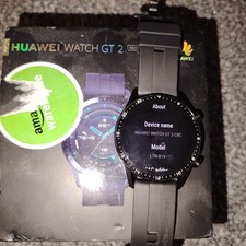HUAWEI WATCH GT 2 LTN-B19 46MM Black SMARTWATCH HR MONITOR TRACKER GPS