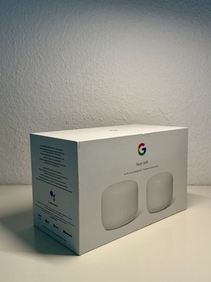 Google Nest Wifi Dual-Band Mesh-Router - Snow (2er-Set)