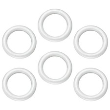 6 Pcs DIY Foam Craft Foam Circle Rings DIY Foam Wreath Craft Painting Circles