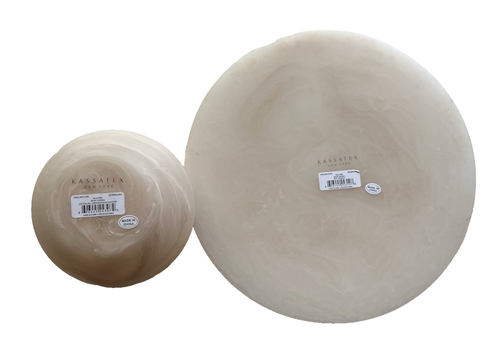 SET BESTEHEND AUS 2 KASSATEX NEW YORK HELLROSA CASSADECOR LUNA BAUMWOLLGLAS & BADETABLETT - Bild 5 von 5