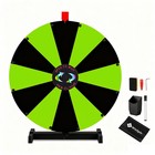 WinSpin 24" Display Prize Wheel Black & Green Modular Custom Tabletop 12 Slots — photo 1