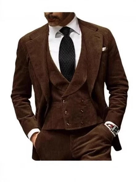 Men's Three-piece Suit For Balls And Dinner Parties
