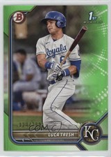2022 Bowman Prospects Neon Green Border 120/399 Luca Tresh #BP-136 0ol8