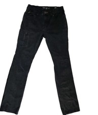 Ariat Mens Rebar M4 Relaxed Straight Fit Pants Size 32/38 Black Workwear Pockets