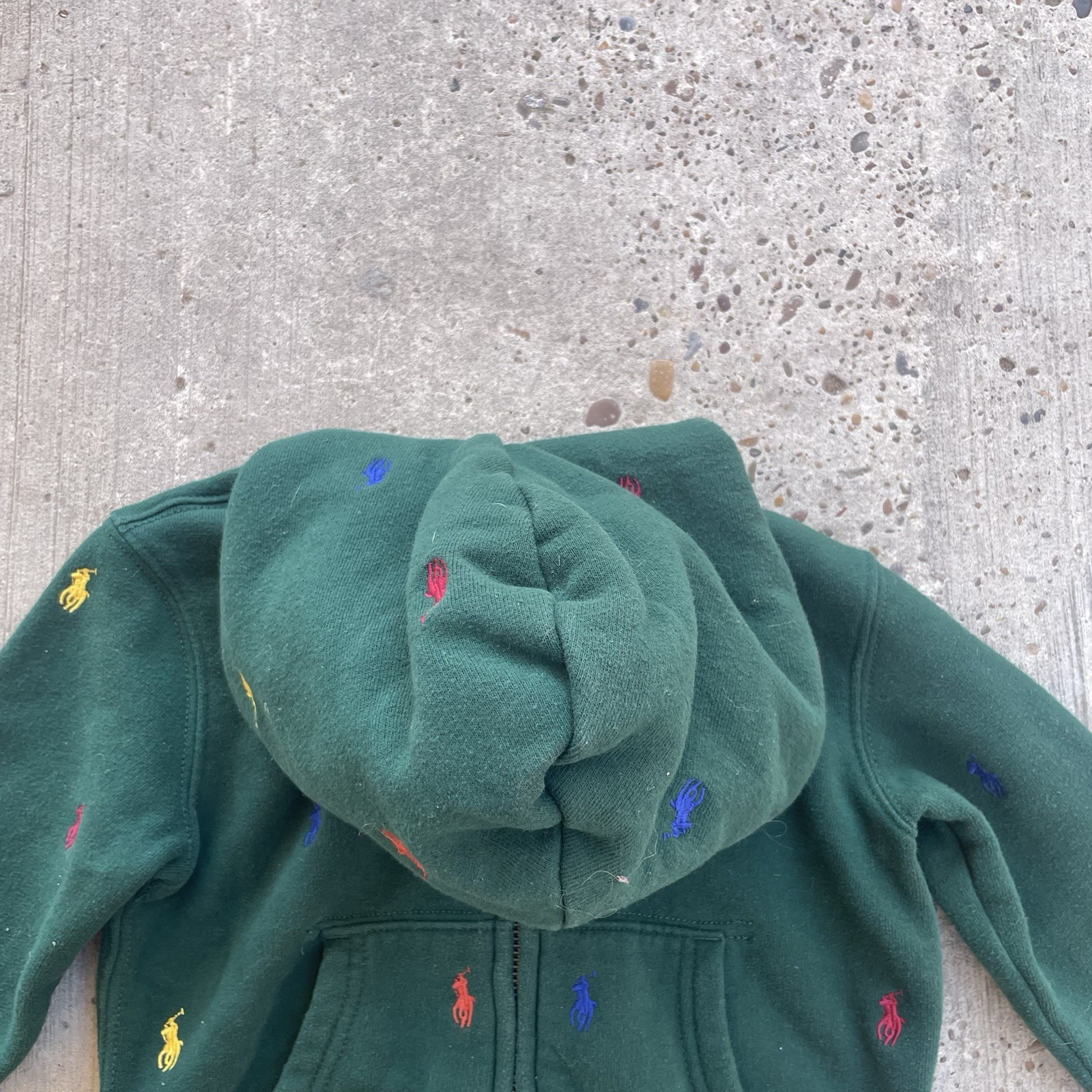 Polo Ralph Lauren bambino ragazzo multicolore pony bambino giacca zip 24M