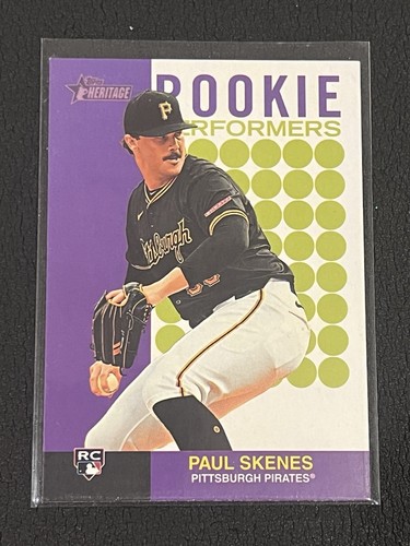 Paul Skenes #RP-15 — 2024 Topps Heritage Rookie Performer baseball card