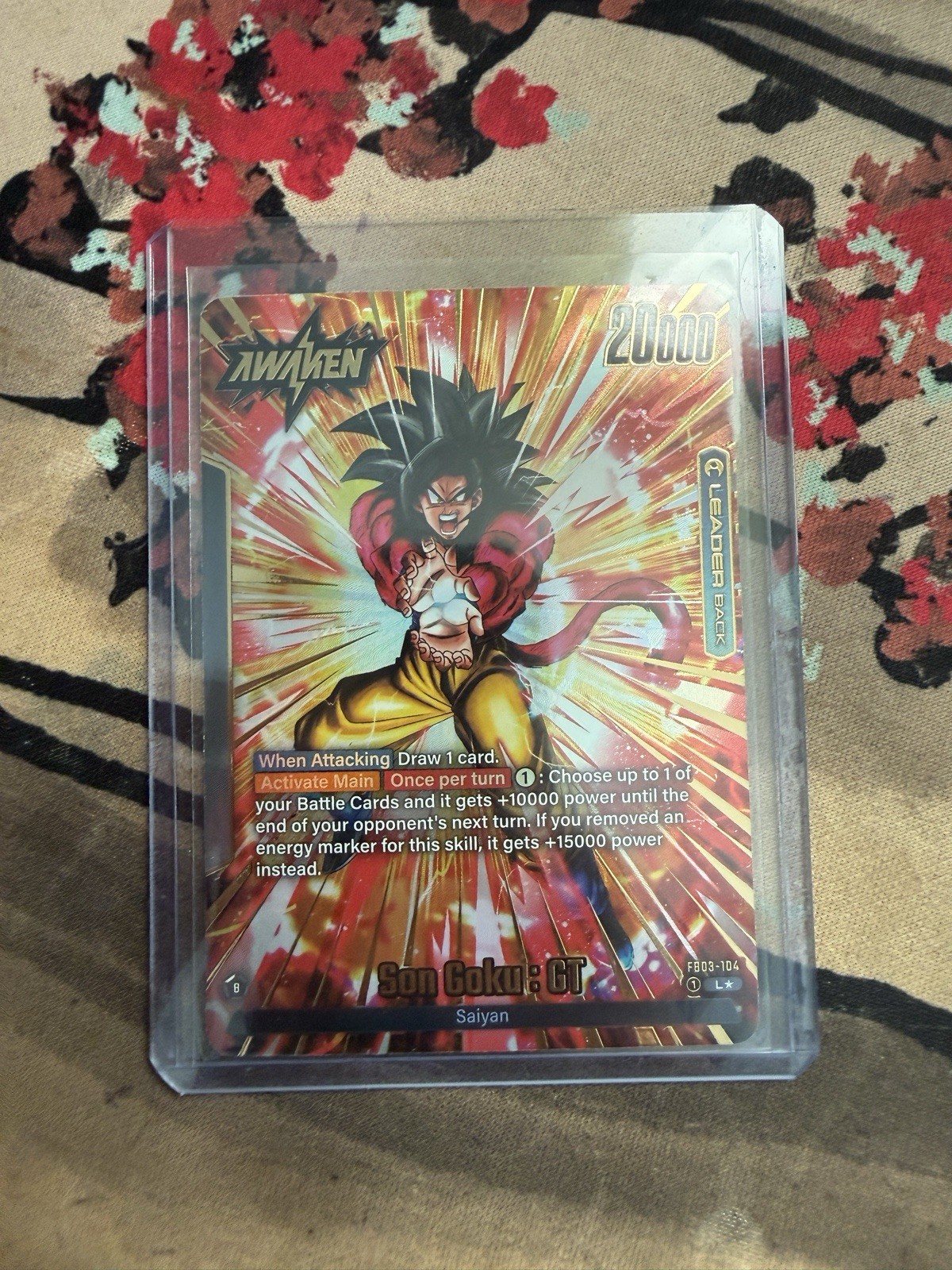 Son Goku: GT - FB03-140 SCR* (Alternate Art) Dragon Ball Card Game Fusion World