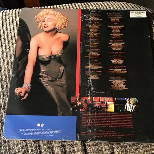 MADONNA I’M BREATHLESS 1990 LP STILL BRAND NEW NEVER OPENED SIRE PRINT 12TRX - Picture 6 of 13