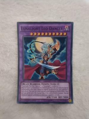 YUGIOH WAHNSINNSLICHT LEO TÄNZERIN SUPER RARE SHVI-DE048 1.AUFLAGE