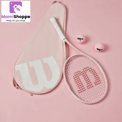 SPECIAL EDITION-WILSON Intrigue Recreational Racket & Cover Strung Sakura Pink