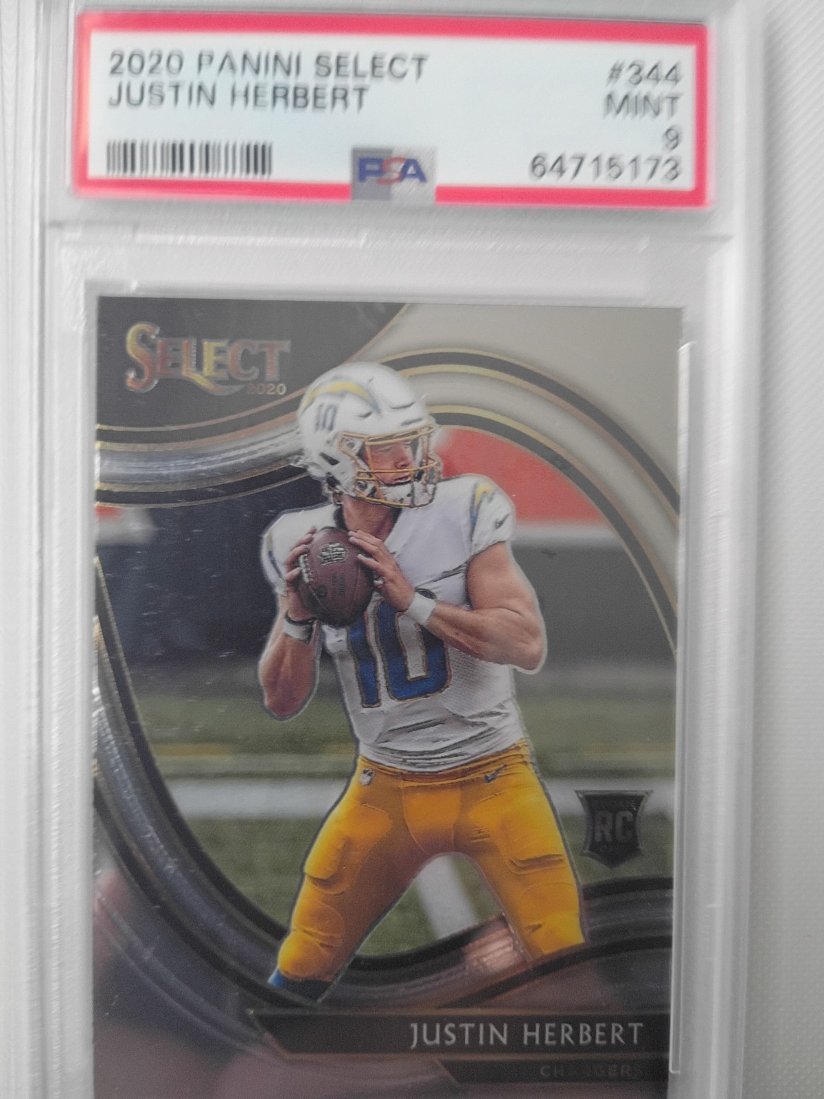 2020 Panini Select - Field Level Justin Herbert #344 (RC)