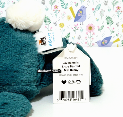 Buy Jellycat Little Bashful Teal Bunny - Retired - 8