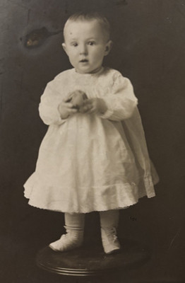 RPPC PHOTO Lee Sharp 1 Year old Today April 18 (c1910) LIkely Cadiz, Harrison OH