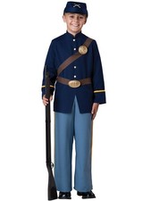 Disfraz de soldado de la Unión de la Guerra Civil para niño