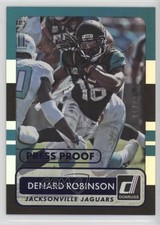 2015 Panini Donruss Press Proof Blue 11/99 Denard Robinson #49 0ak