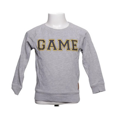 Icon Sports, Sweatshirt, Größe: 110, Crew star / K Sweater, Grau #RGl