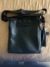 Steve Madden Black Logo Crossbody Bag Zip Tas...