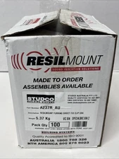 BOX OF 100 Studco Resilmount A237R Furring Direct Fix Sound Isolation Clip USA