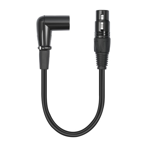 Cavo audio microfono spina maschio a femmina 3 pin XLR angolo retto schermato6632 - Foto 3 di 9