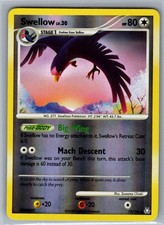 POKÉMON TCG SWELLOW REVERSE HOLO 73/146 UNCOMMON LEGENDS AWAKENED NEAR MINT
